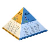 Calendrier pyramide